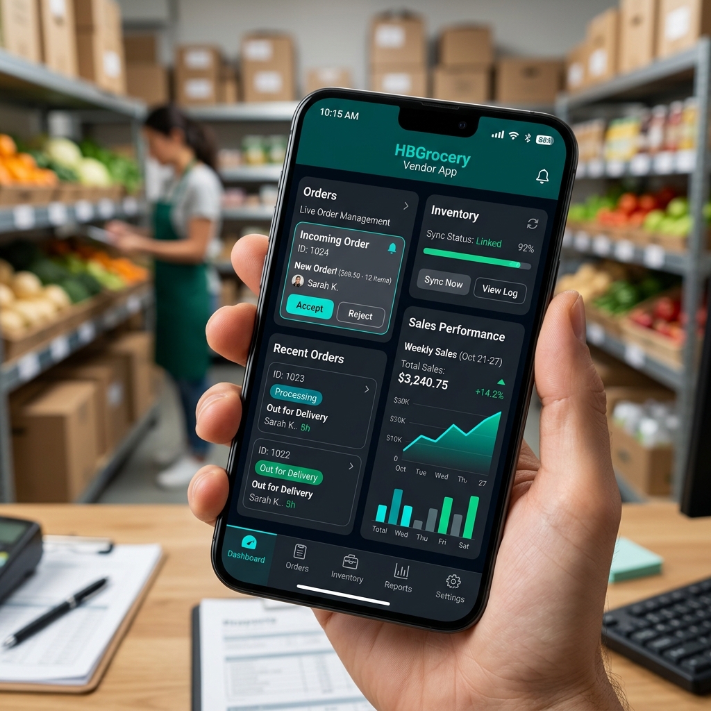 HBGrocery Vendor App